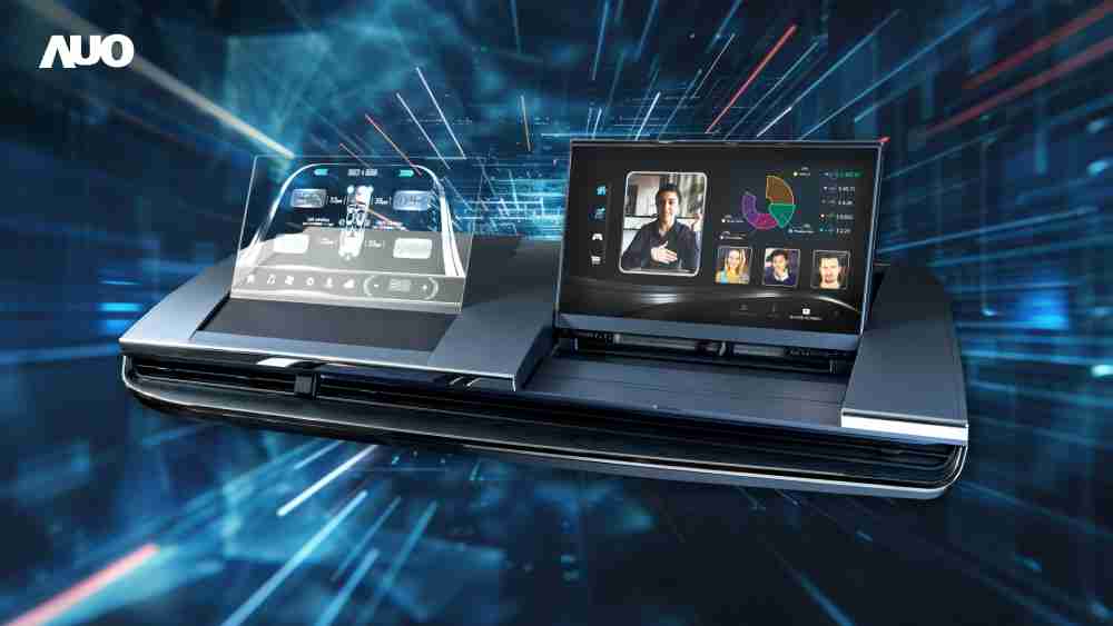 尊龙集团Micro LED Display HMI解决方案打造透明Micro LED前座仪表，，呈现信息并保留驾驶视野开阔；亦为副驾驶座乘客打造收放自如的Micro LED屏幕，，，在不影响显示质量的前提于显示区内建镜头，，让用户能与视讯对象直接眼神接触，，，，提供绝佳的双向沟通体验